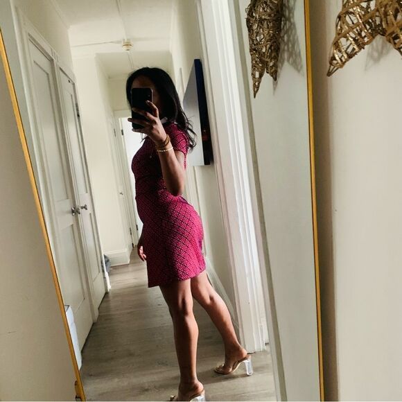 Design Lab Lord & Taylor Red Mini Dress - Picture 9 of 10